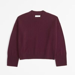 Abercrombie & Fitch cashmere crew sweater bnwt